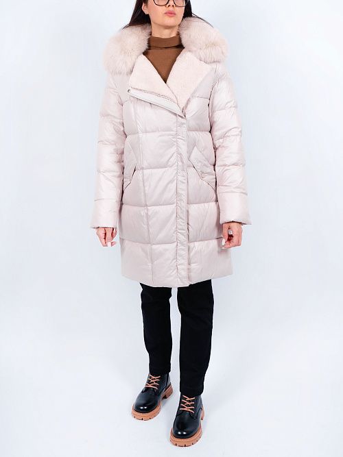 GWD4622I-G625 Куртка женское бежевый ICEbear 