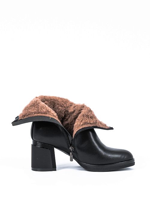 U420-040 Ботильоны женские черный Baden 