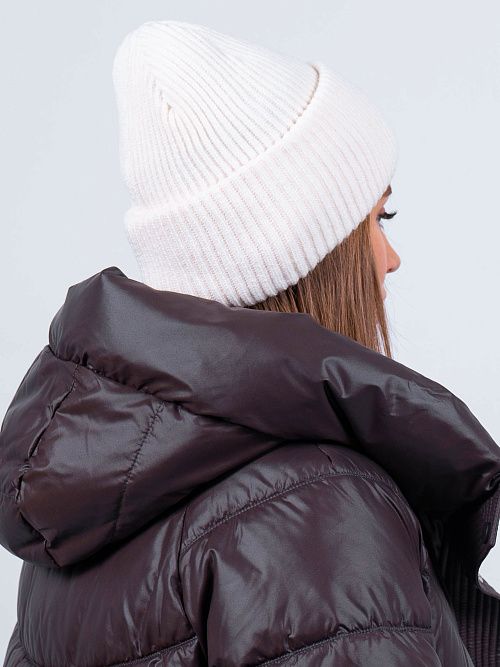 ЗЕТА Шапка женская белый MISKORKI 