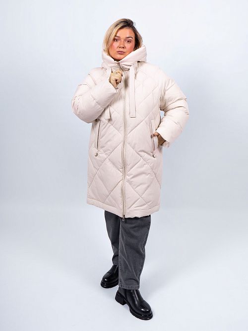 GWD4659I-G625 Куртка женская бежевый ICEbear 