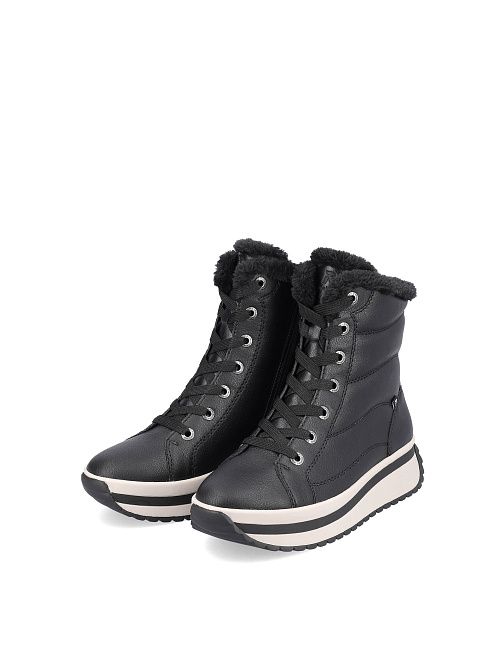 W0963/01 Ботинки женские черный Rieker 