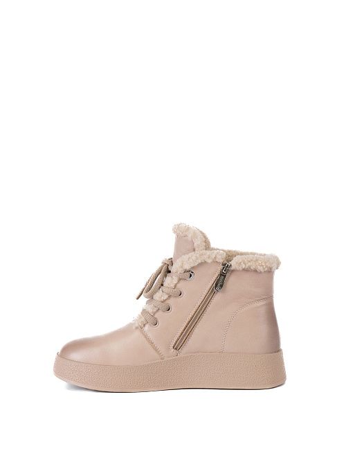 XUS-52468-2D-KF Ботинки женские натуральная кожа бежевый Madella 