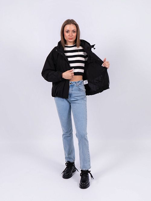 5001-901 Куртка женская черный ICEBEAR 