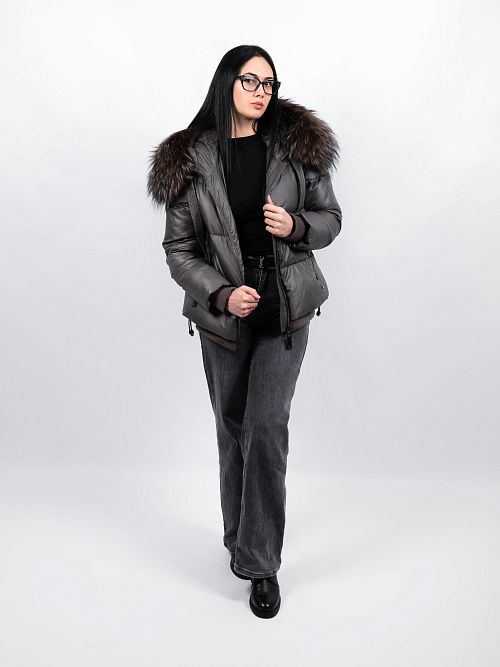 GWD4826I-G165 Куртка женская хаки ICEbear 