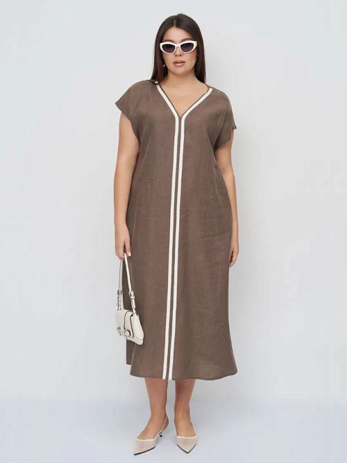 8014-ИЛ24 Платье женское графитовый ELECTRA STYLE 