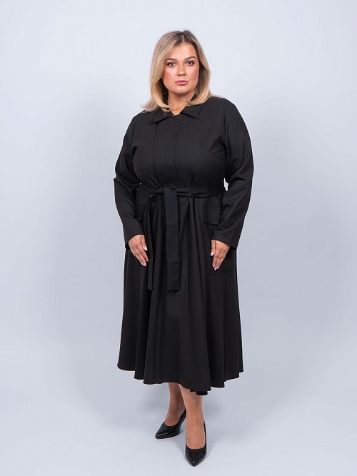 249608 Платье женское черный MIRA MIA 
