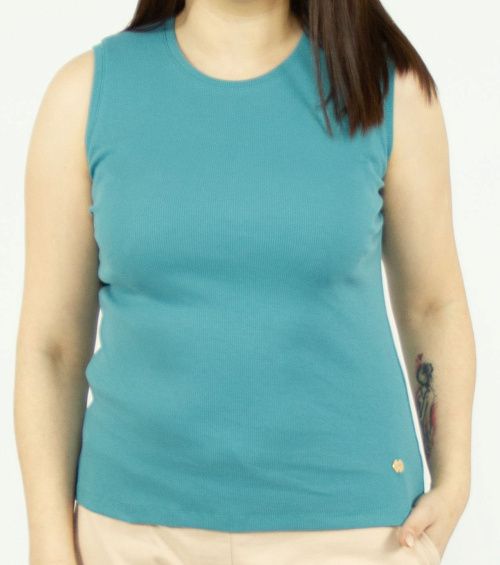 ЕВТ 3037/23 Майка женская изумрудный VERY NEAT 