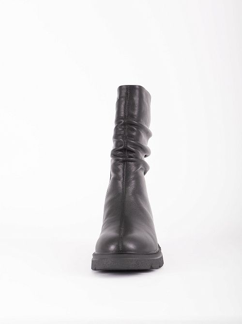 GBF-124615-0410-SW Полусапоги женские натуральная кожа черный Madella 