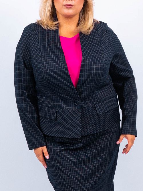 Лазурит Жакет женский фиолетовый ZAR STYLE 