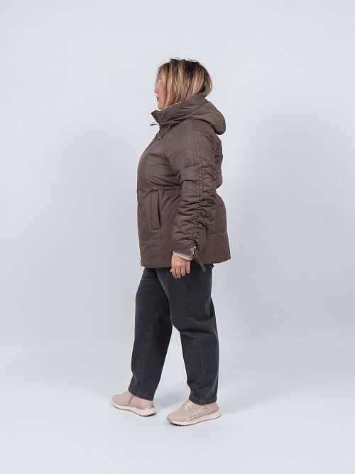 9299-1 Куртка женская зеленый Baimuni 