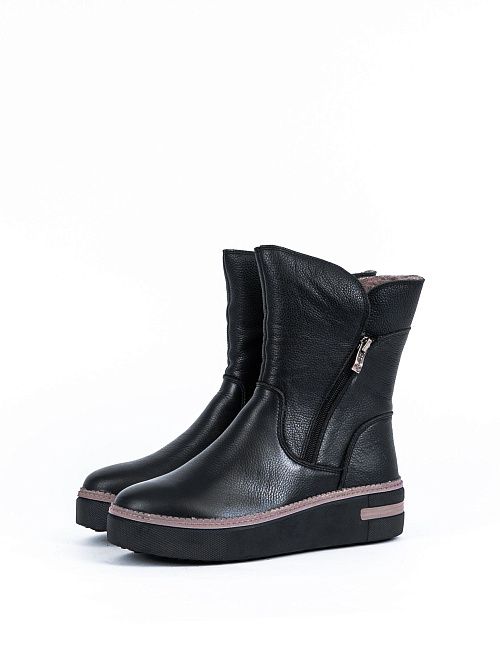 JXW21-BSL3012-1 Полусапоги женские черный Covani 