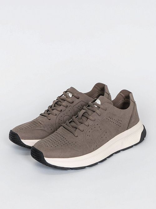 147194/10-03 Кроссовки мужские хаки GRUNBERG 