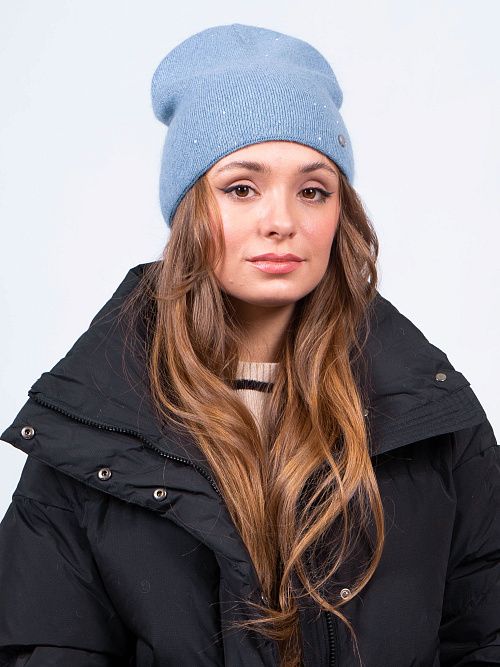 ФЛОРА Шапка женская джинса ELITE LINE 
