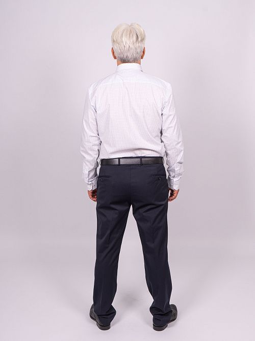 820-1256.C867.Y000.L.B0451 Рубашка мужская голубой LUXOR 