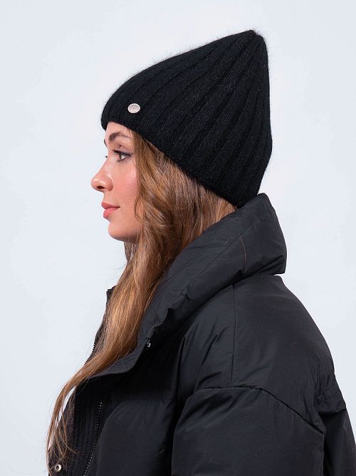 МАРГО Шапка женская черный ELITE LINE 