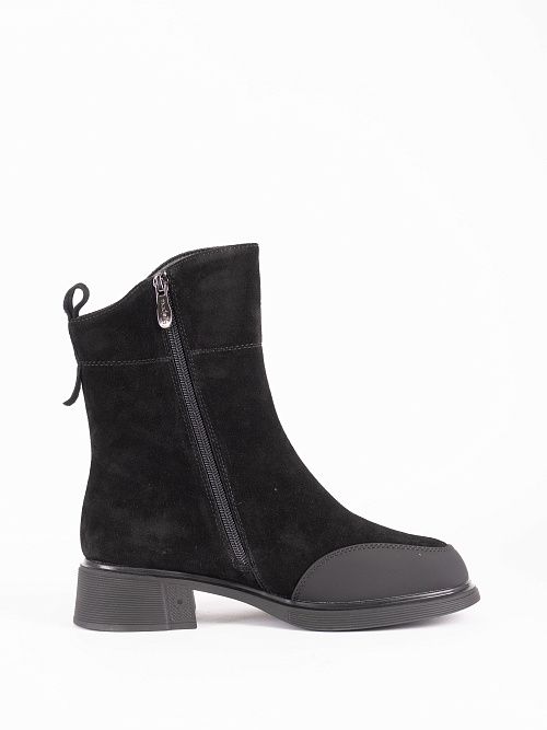 XMG-52610-2A-SW Ботинки женские натуральная кожа черный Madella 