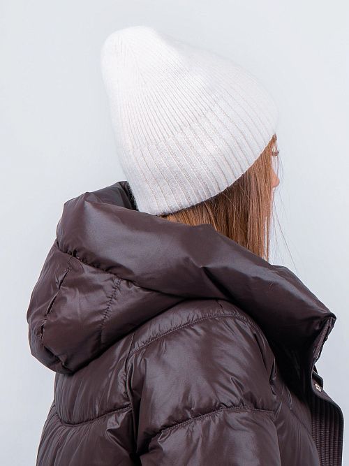 ТИНА Шапка женская белый ELITE LINE 