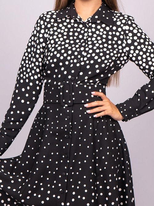 246034 Платье женское черный MIRA MIA 