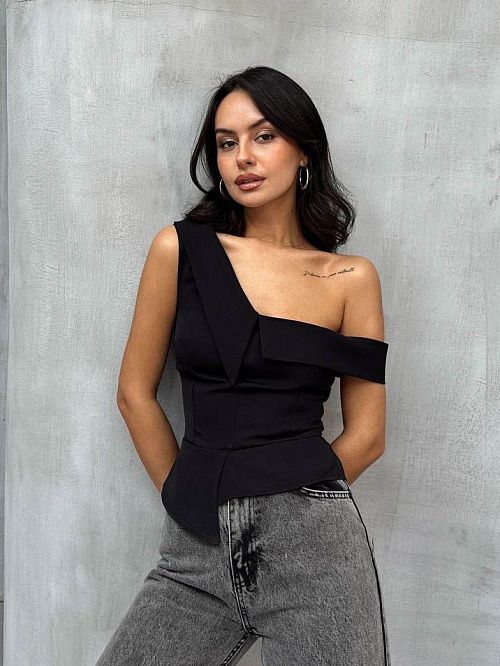 7450 Кофта женская черный GIRL 