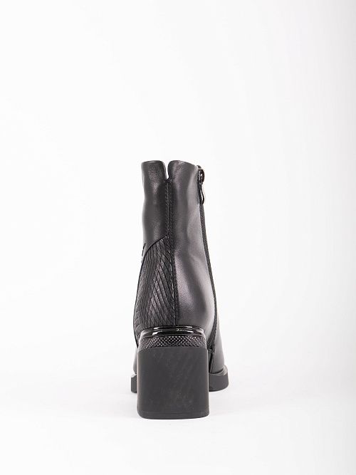 JA325-X121-P8008M Ботинки женские натуральная кожа черный 365 