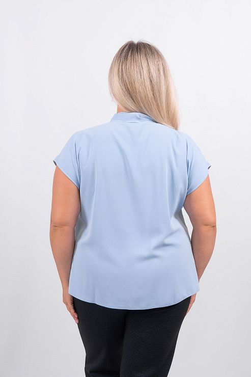 Скарлетт Блузка женская голубой ZAR STYLE 