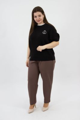 KZK2814 Кофта женская черный SERIANNO