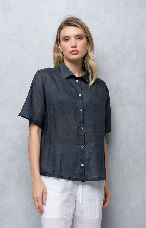 05176Y Блузка ЖЕРАР черный AGENDA 