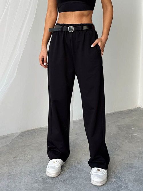 4612 Брюки женские черный GIRL 