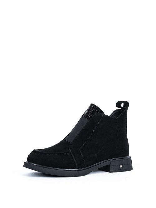 AYW24-HCLM2-075-1(L) Ботинки женские черный Covani 