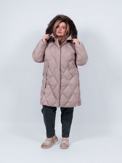 GWD4637-1I-G234 Пальто женское бежевый ICEbear 