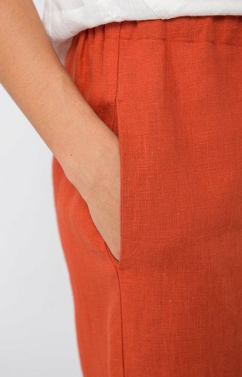 01379АА Брюки СИНГАПУР терракотовый AGENDA 