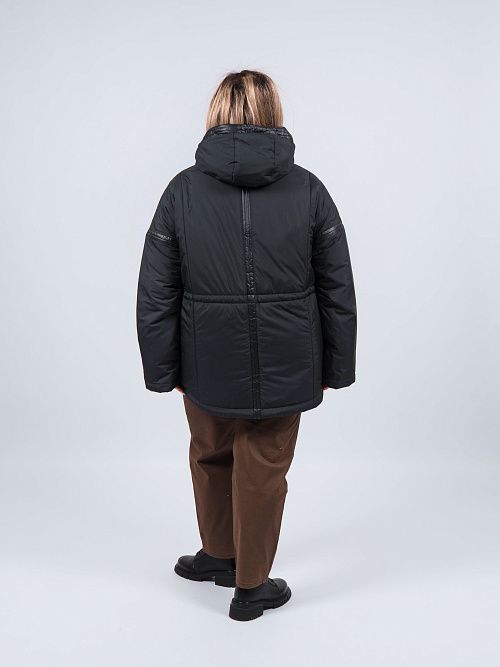 9258 Куртка женская черный Baimuni 