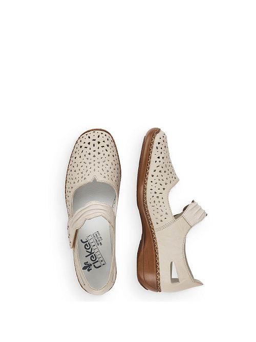 41399/60 Туфли женские бежевый Rieker 