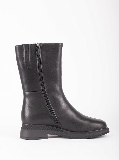 XUS-52472-2A-KW Полусапоги женские натуральная кожа черный Madella 