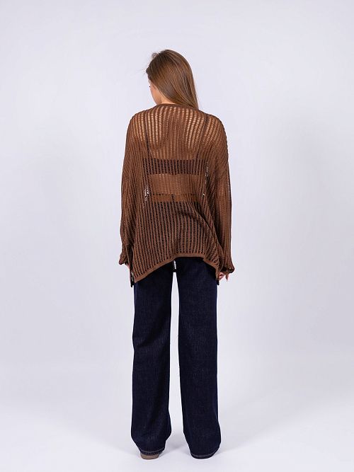 3510 Джемпер женский коричневый NAVI  