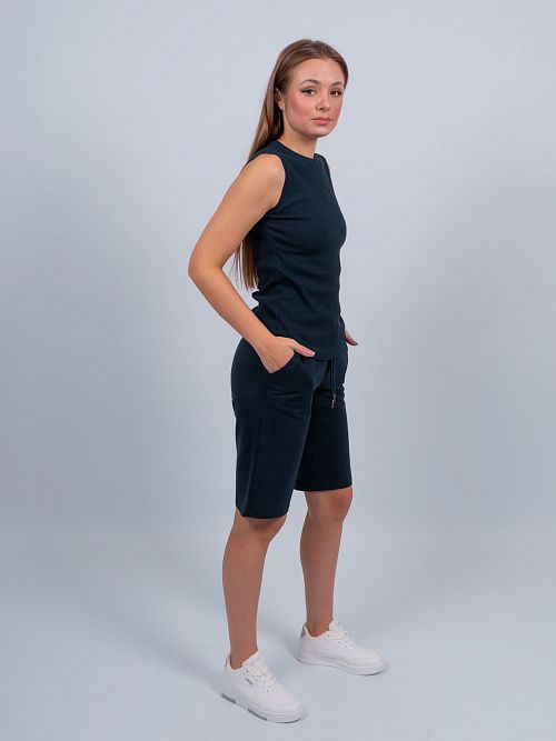 EBT4014 Шорты женские синий VERY NEAT 