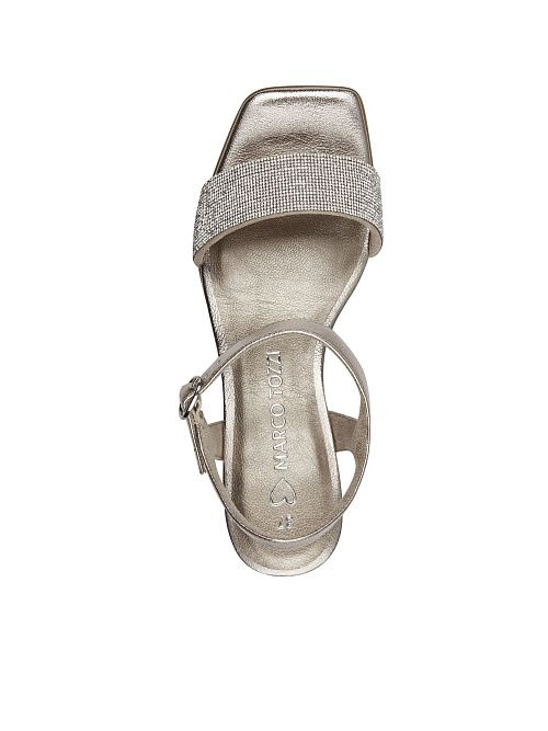 2-2-28227-42-957 Босоножки женские золотистый Marco Tozzi 