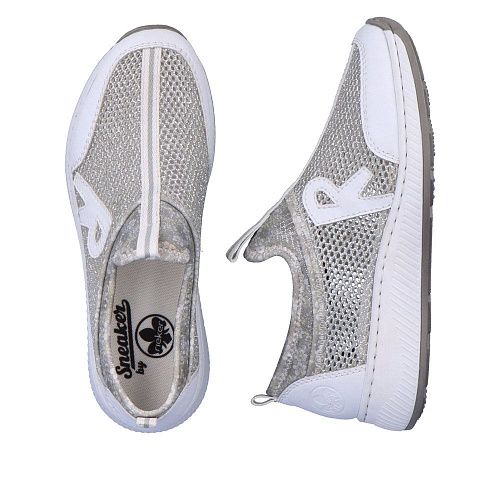 N5554/81 Туфли женские серебристый Rieker 