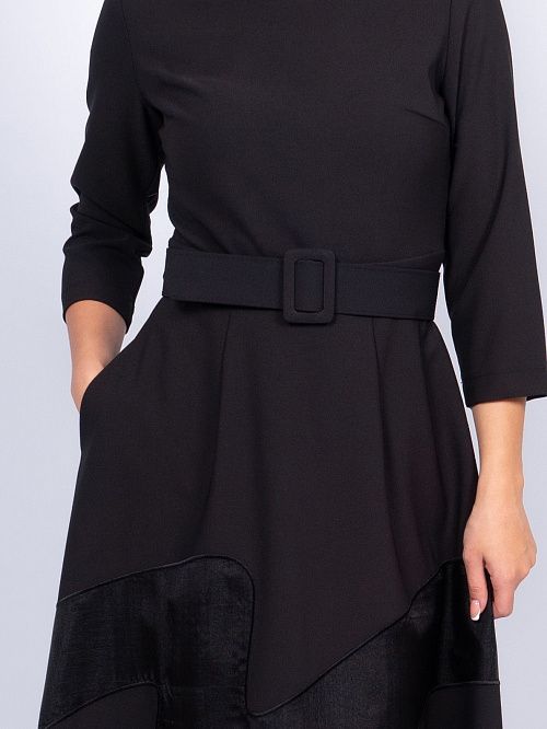 246031 Платье женское черный MIRA MIA 