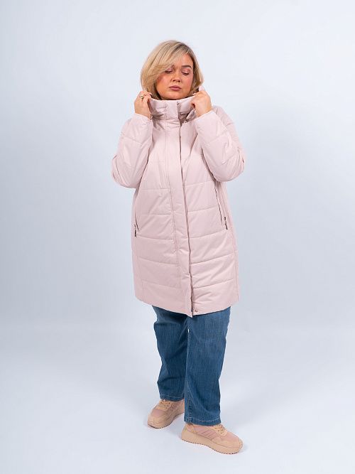 GWC4721I-G625 Пальто утепленное женская бежевый ICEbear 