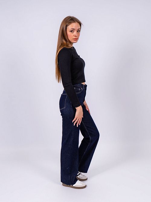 9560 Джинсы женские темно-синий GIRL 