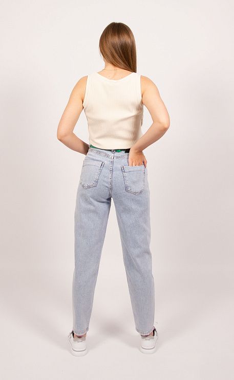 5467 Джинсы женские голубой IJASS 