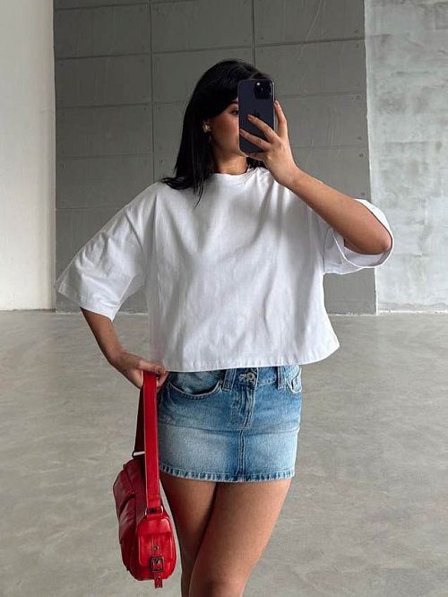 4608 Футболка женская белый GIRL 