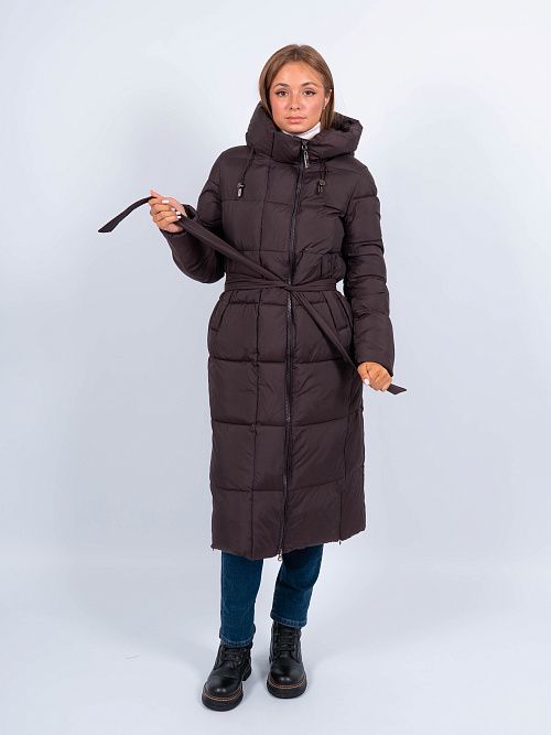 GWD4502I-G163 Пальто женское темно-коричневый ICEbear 