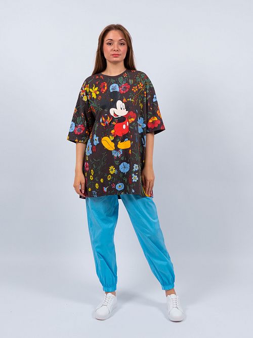 3713-2 Джогеры женские голубой Naisimi 