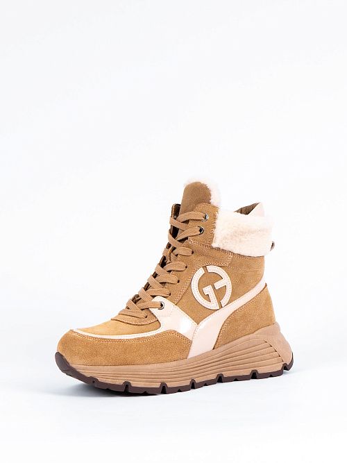 XHF-RS23E17-4302-SW Ботинки женские темно-бежевый Madella 