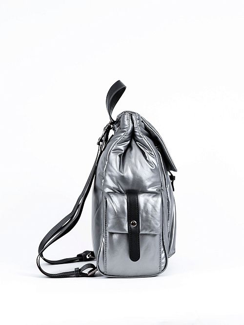 111-117-48-4 Рюкзак женский металлик 365 