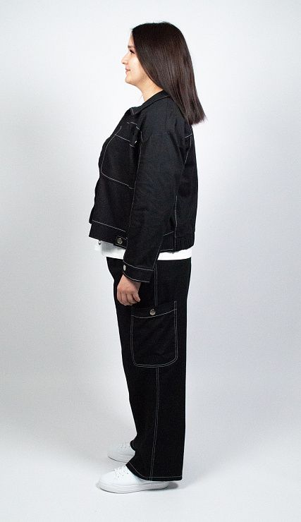 44091B Костюм женский черный JEANNE DARC 