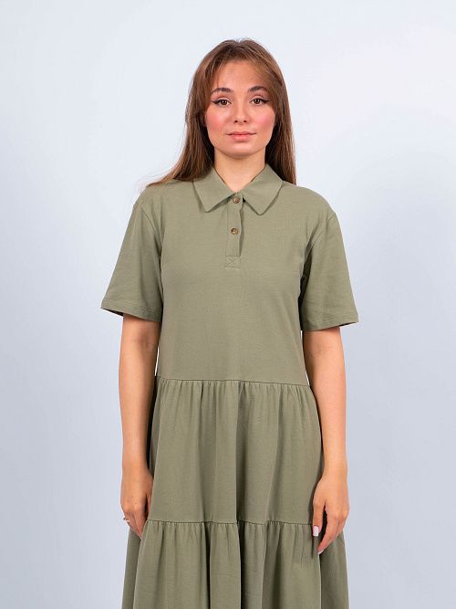 ЕВТ5050/ Платье женское хаки VERY NEAT 