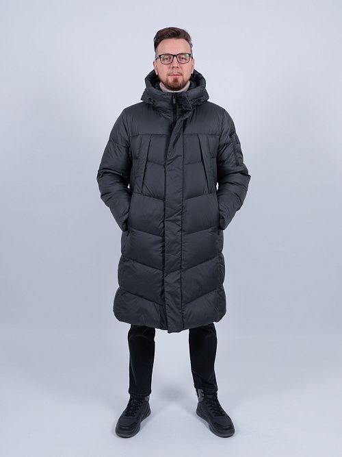 MWD3480I-657 Пальто мужское серый ICEbear 